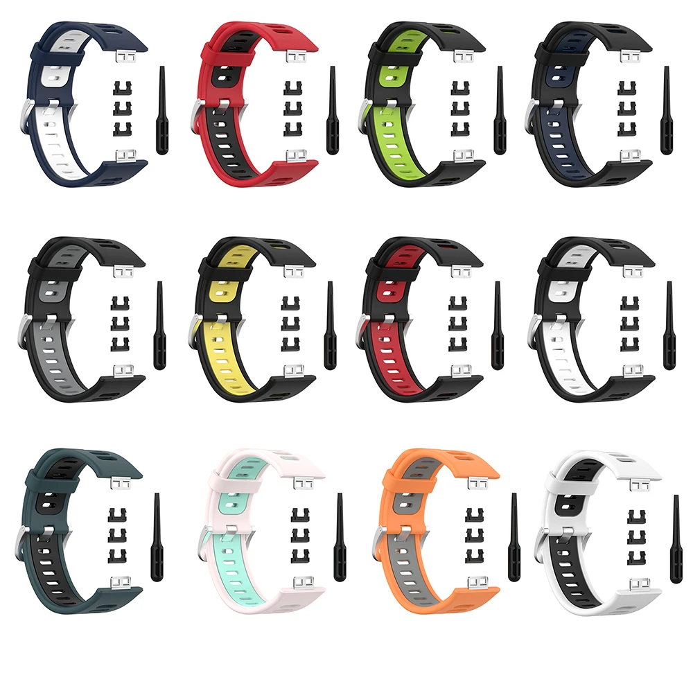 Band For Huawei Watch Fit Strap Smart Silicone Watchband Wristband Watch fit Special Edition Bracelet Printing Accessories Sport