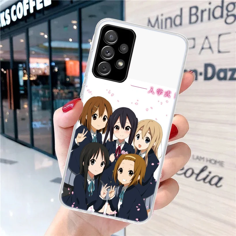 K on! Hirasawa Yui Anime For Samsung Galaxy A15 A14 A13 A12 A55 A54 A53 A52 Phone Case A32 A35 A34 A33 A25 A24 A23 A22 A04S A03S