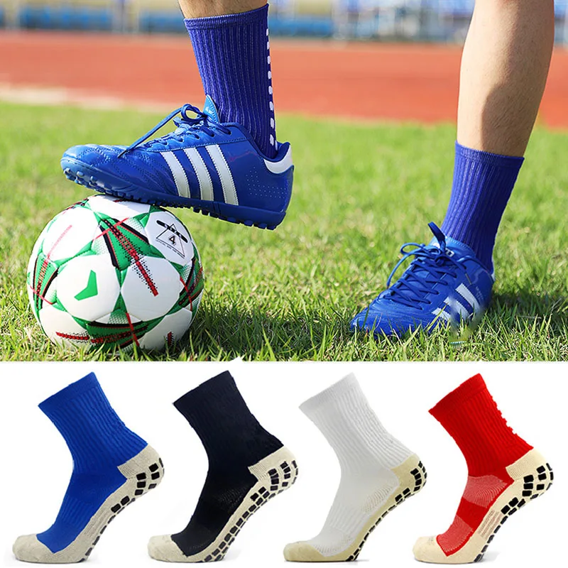 Professional Football Socks Anti Slip Soccer Socks Adults Men Good Quality Cotton Towel Bottom Breathable Sports Socks