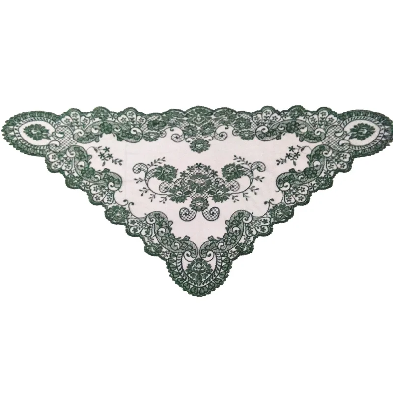 Green Head Covering Lace Mantilla Catholic Veil Church Catholic Gift