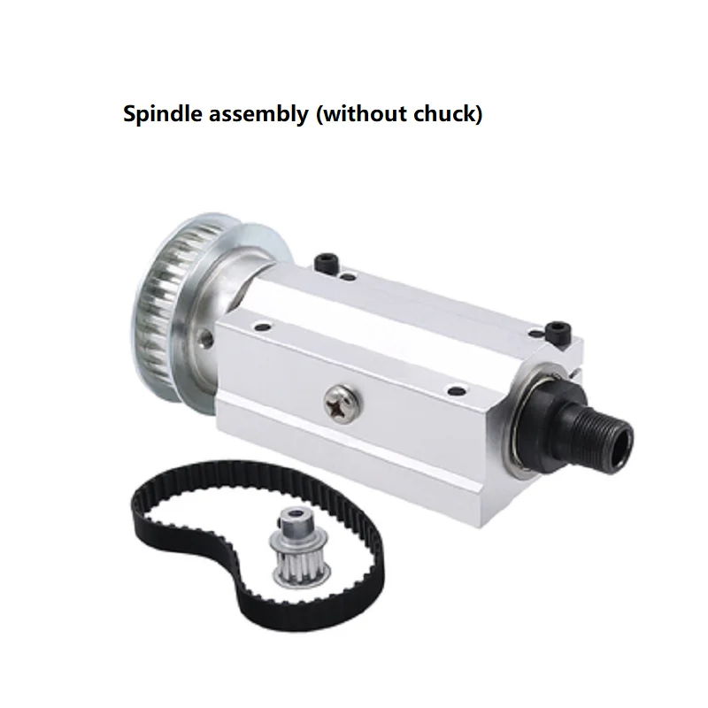 50 Four-jaw / 63 Three-jaw chuck spindle assembly mini lathe woodworking beads machine spindle assembly DIY lathe / bead machin