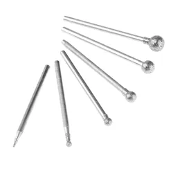 ダイヤモンドシャンクヘッド,6x2.35mm,セラミックガラス,研削ビット,ドレメル,ロータリーツール用