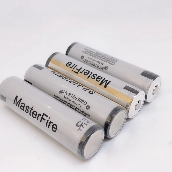 Wholesale MasterFire Original Protected NCR18650BD 3200mAh 18650 3.7V Rechargeable Lithium Torch Batteries Cell For Panasonic