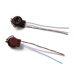2pcs 3157 4157 Bulb Socket Brake Turn Signal Light Harness Wire Plug Connector