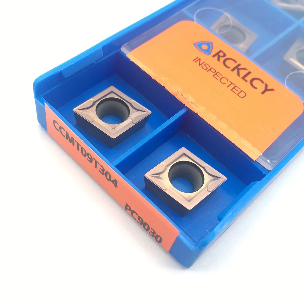 10 Chiếc CCMT09T304 NC3020 PC9030 CCMT09T308 Chất Lượng Cao Carbide Chèn Nội Bộ Dụng Cụ Quay Rau Lắp CNC Sau Dụng Cụ