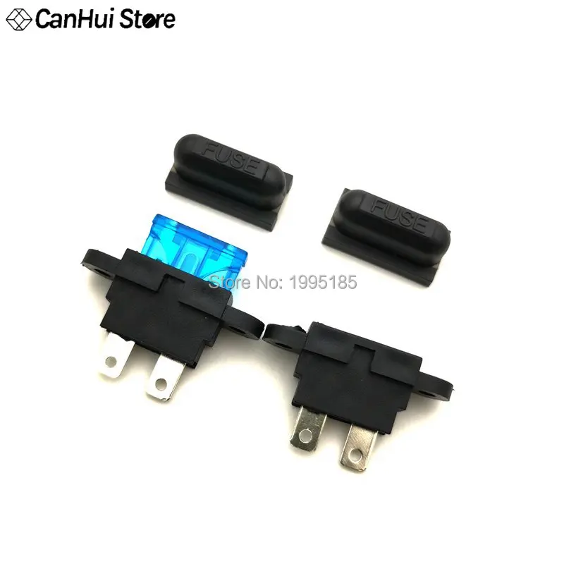 5Pc 10A 20A 30A Amp Auto Blade Standard Fuse Holder Box For Car Boat Truck With Cover Plug-in Waterproof Specia Auto Fuse Holder
