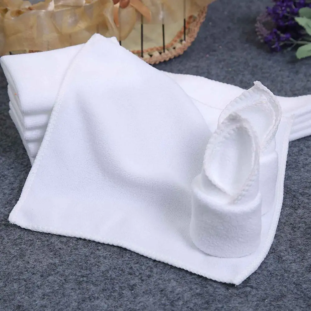 

2/6/10Pcs New Home White Cleaning Cloth Car Towel Kitchen Wash Microfiber