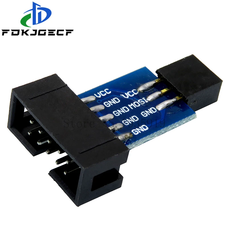 10Pin To 6PiN Convert To Standard 10 Pin To 6 Pin Adapter Board For STK500 AVRISP USBASP ISP Interface Converter AVR