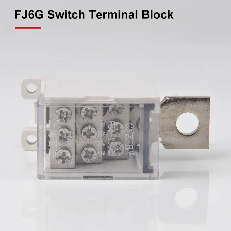 FJ6G Switch Terminal Block Branch Circuit Breaker Junction Box 1-IN Multiple-OUT Air Switches Connector Multi-Circuit Connection