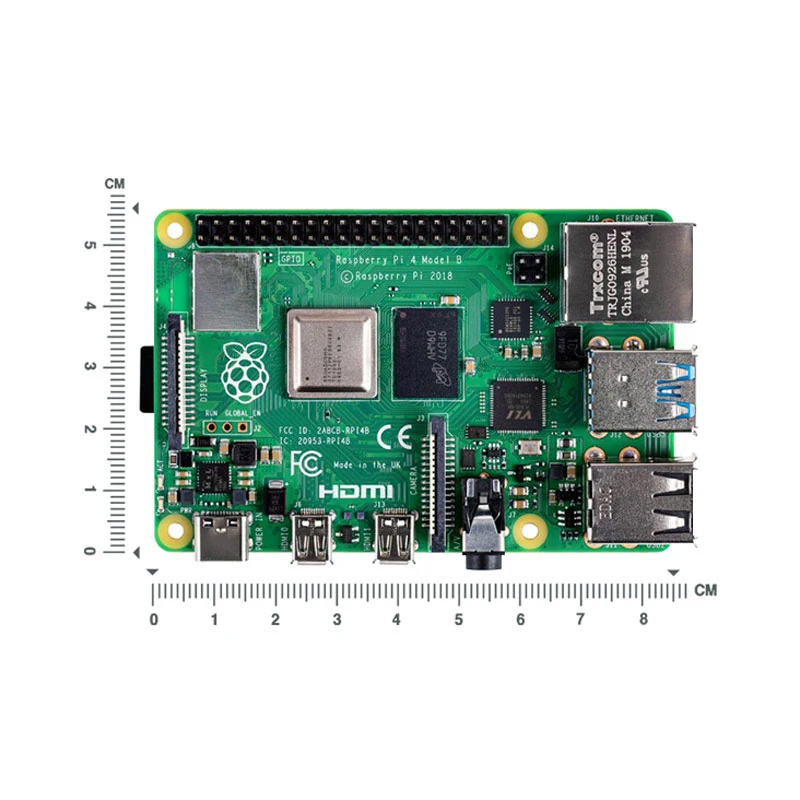 หมวก4B ราสเบอรี่ Pi 2G 4G 8G 5V2A เปิดปิดทับหมวกอีเทอร์เน็ตพร้อมฮีทซิงค์สำหรับ Raspberry Pi 4รุ่น B/3B +