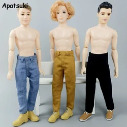 1/6 Boy Doll Clothes For Ken Doll Trousers Hip Hop Handmade Pants For Barbie Boyfriend Ken Prince Male Boy Doll Casual Wear