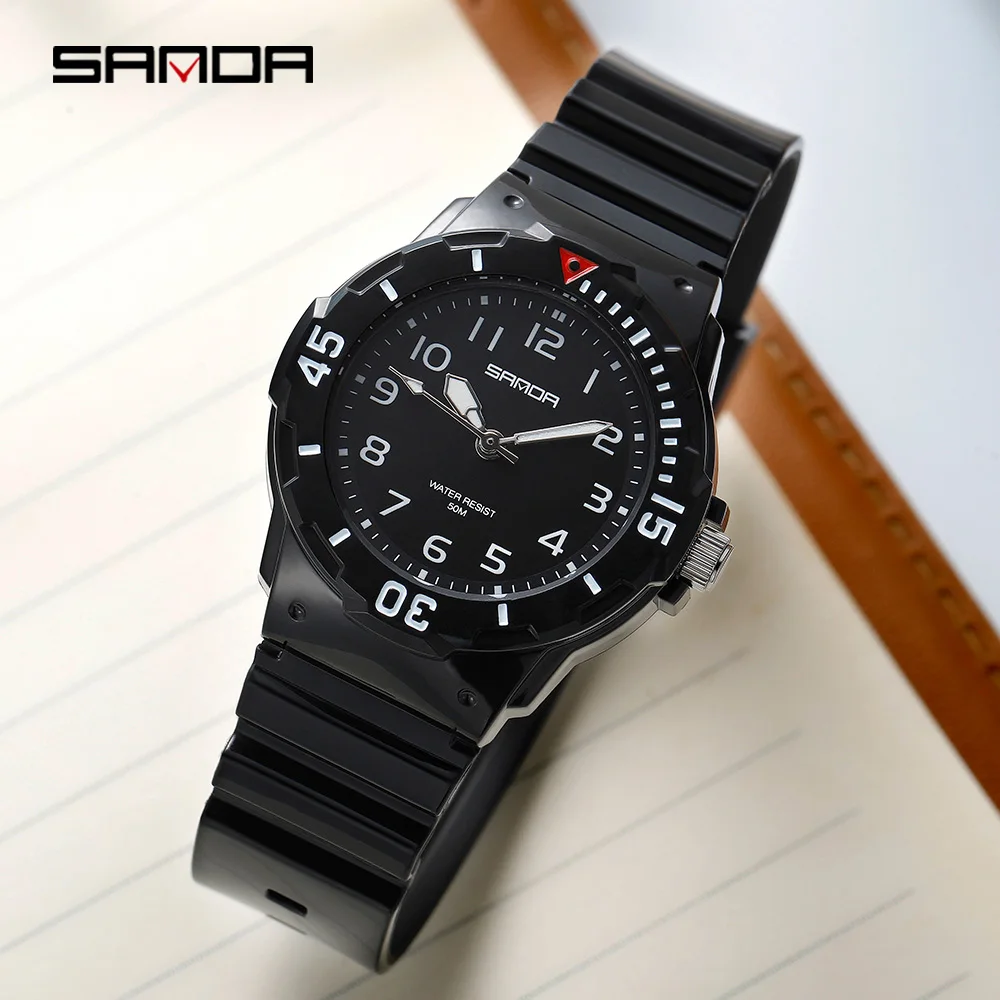 Casual Men\'s Watch Simple Sports Quartz Watches Waterproof Clock Kids Wristwatch Sanda Top Brand Student Gift Relogio Masculino