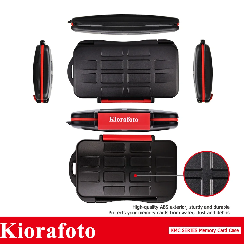 Organizzatore della scatola di immagazzinaggio del supporto della scheda di memoria a 28 slot per SD SDHC SDXC MSD Micro SD CF Card Wallet Keeper Container Protector