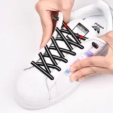 Elastic No Tie Shoe Laces 1 Pair #4