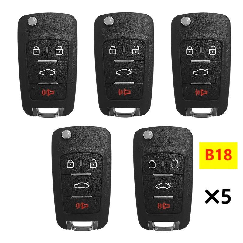 KEYDIY (5pcs/lot)B18 KD Remote 3+1 Button B Series Remote Key For URG200/KD900/KD200 Machine