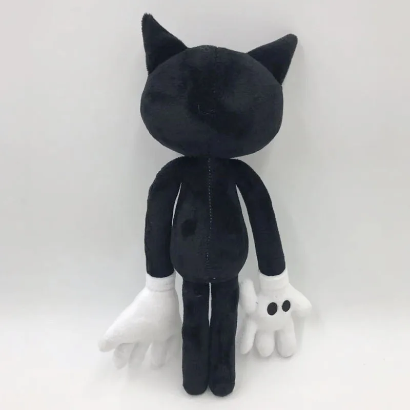 2pcs Sirenhead Peluche Anime sirena testa Plushie Black Cartoon Cat Soft Peluche bambola Horror Sirenhead Peluche regali giocattolo