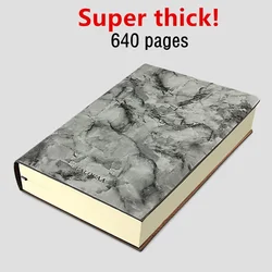 Super di Spessore! 640 pagine Governato Notebook A5 Quotidiano Notebook Record di Vita Migliore per 3-4 Anni di Scrittura