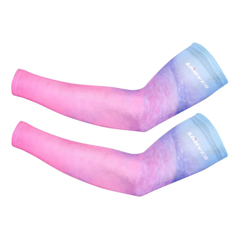 Männer Frauen Eis Stoff Atmungsaktive Sonnenschutz Lauf Arm Ärmeln Fitness Basketball Sport Radfahren Ärmel Outdoor Arm Wärmer – Detail 17