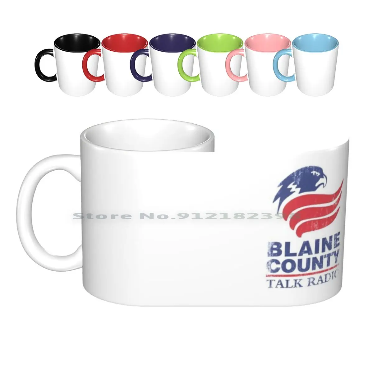 Blaine County Talk Radio Ceramic Mugs Coffee Cups Milk Tea Mug Blaine County Talk Radio Blaine County Talk Radio Games V 5