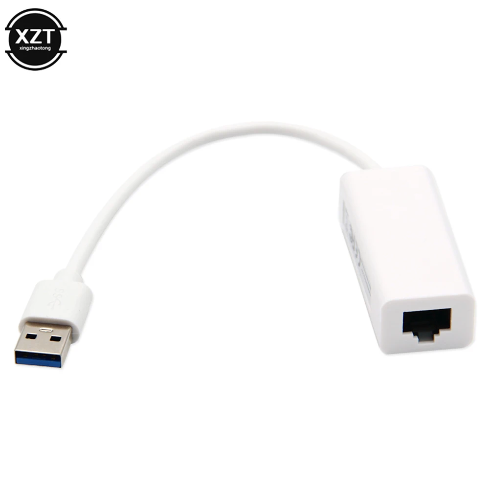 USB 3.0 Gigabit Kartu Jaringan Ethernet Ke RJ45 10/100/1000 Mbps Adaptor Ethernet dengan Kabel untuk Laptop Win 8 10 Macbook Xiaomi PC