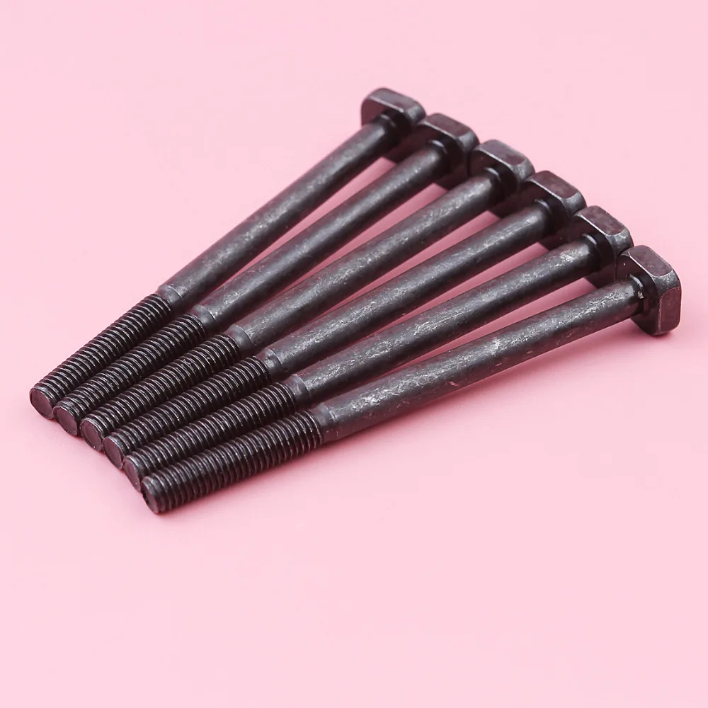 6pcs/lot Exhaust Muffler Bolts For Stihl MS180 018 MS170 017 MS 180 170 Chainsaw Garden Tool Part  бензопила