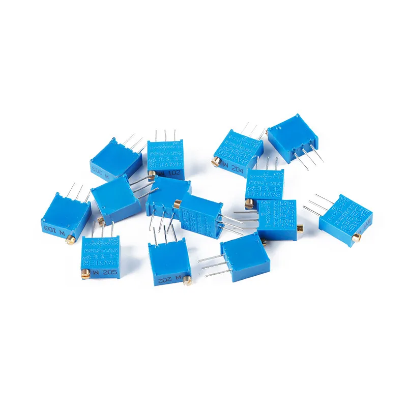 10 sztuk 3296W 3296 50 100 200 500 Ohm 1K 2K 5K 10K 20K 50K 100K 200K 500K 1M Ohm 103 100R 200R 500R potencjometr potencjometr przycinarki