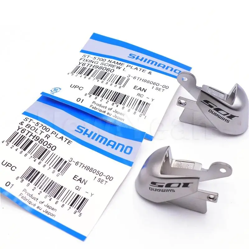 Shimano-tornillo de fijación de perno de placa de nombre, piezas originales izquierda/derecha, 105, 5700, 5800, R7000, R7020