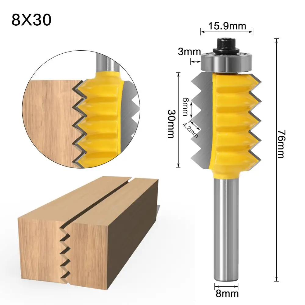 8 millimetri Shank pannello Alzato \