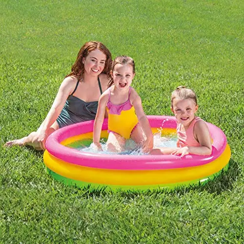 Intex – piscine gonflable colorée pour enfants 3 +, dimension 45x10 pouces