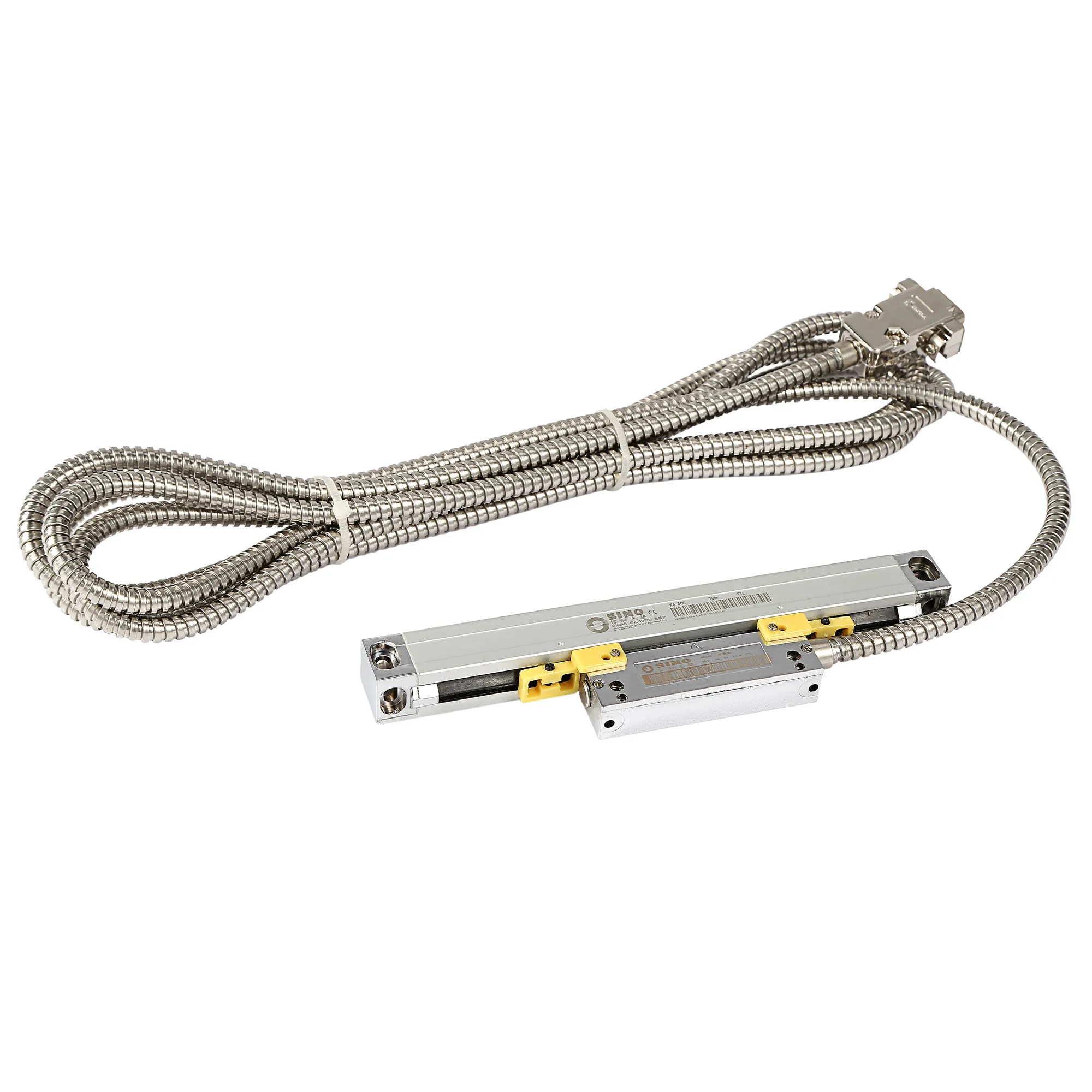 Imagem -04 - Sino Dro Kit para Torno de Usinagem 0.005 mm 0.001 mm Leitura Digital de Eixos Dro Mais Ka300 Codificador Linear Mais Ka500 Escala Linear Fina