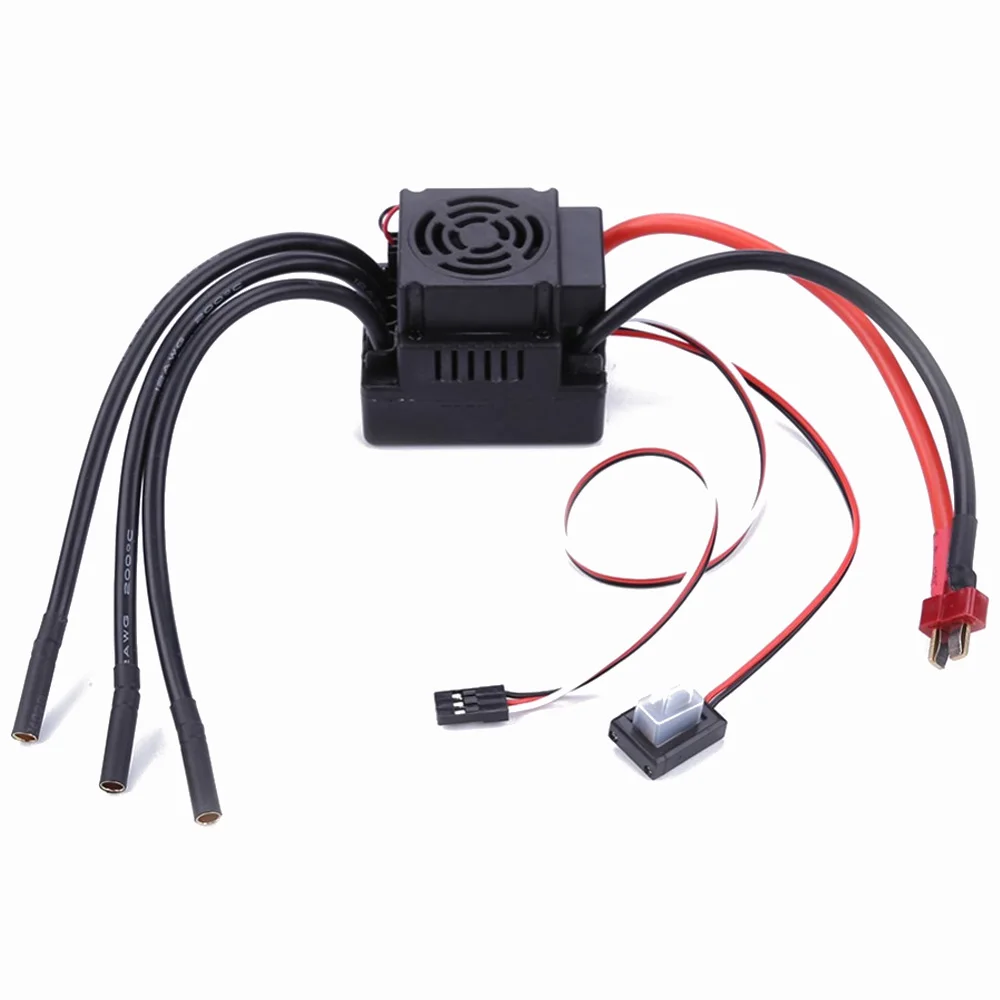 RC 80A/120A 2-4S Brushless ESC 5.8V/3A BEC LED Programe Card For 1:8 Truck Car Buggy Wltoys Accessories Parts Toy