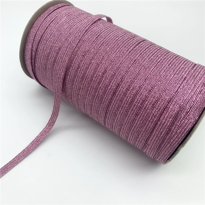 Metallic Color Elastic Ribbon for Sewing Accessories
