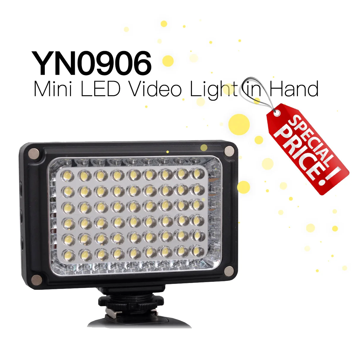 

YONGNUO YN0906 54LED Professional LED Video Light Lamp Photography Lighting for Canon Nikon Sony DSLR