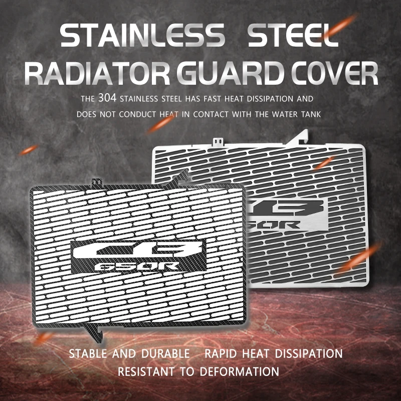 Stainless Steel Motorcycle Radiator Guard Radiator Grille Cover Fits For HONDA CB650R 2018 2019 2020