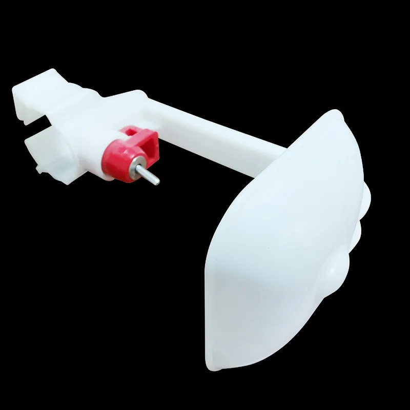 1 Pcs Poultry Feeding Tool White Chicken House Nipple Drinker Hanging Cup 25mm Water Pipe Buckle White Chicken Drinking Bowl