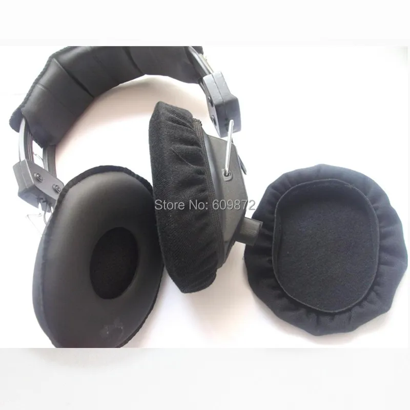 4pcs Pilot headphone cover cloth cushions washable ear pads cushions for David clark aviation headphones 11cm diameter