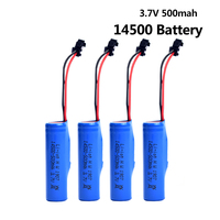 14500 Li-ion Battery For C2 D828 3.7V 500mah Rechargeable Battery for JJRC Stunt Dump Car Boat Tank Truck Replace Toy Accessory