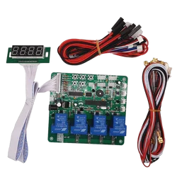 JY-21 4 digits Display 4 Channel Timer Board for Bill Acceptor Coin Acceptor, Time Control pcb for car washing machine