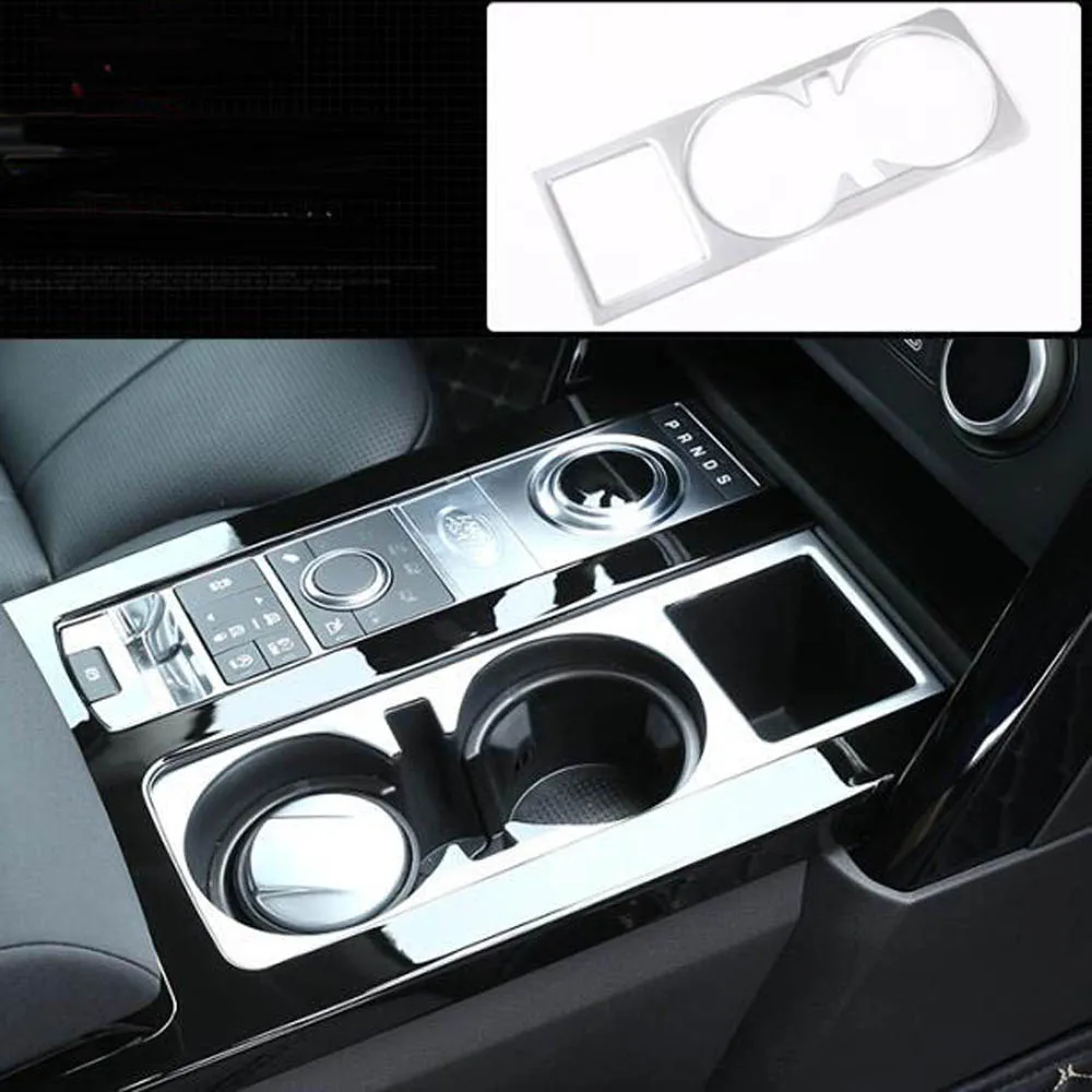 

Console Panel Cup Holder Storage Box Decorative Sticker Cover Trim For Discovery 5 LR5 S SE Interior Accessories