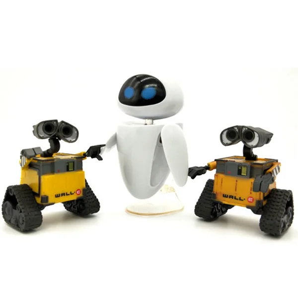 Disney Neuankömmling Wall-E Robot Wall E & EVE PVC Action Figure Sammlung Modell Spielzeug Puppen MIT BOX 8