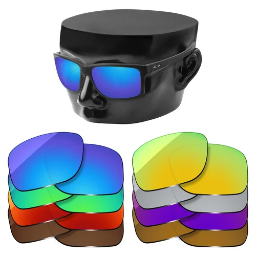 Imagen 1 del producto Lentes de repuesto polarizadas OOWLIT para gafas de sol Oakley Mainlink XL OO9264 de 61 mm (solo lentes)