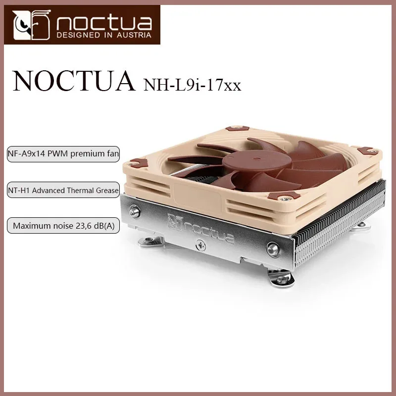 Noctua NH-L9i-17xx HTPC, Intel-LGA17xx tabanlı ve yalnızca 37 mm yüksekliğinde küçük boyutlu