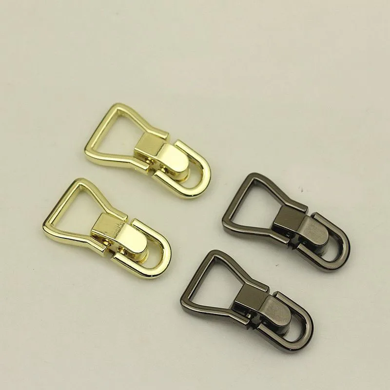 20pcs 15mm Bag Side Hanger Hook Strap Copper Buckle Strap Connector Clips DIY Pendant Nipple Nail Hanger Hooks Clasp Accessories