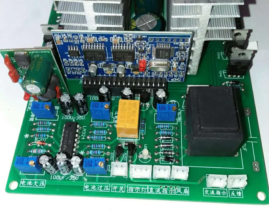 Pure sine wave inverter mainboard 1000W 12v60v to 220V