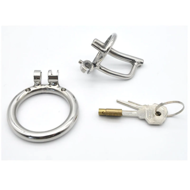 CHASTE BIRD New 304 Stainless Steel Male Chastity Device Cock Cage Belt with Stealth lock Ring Penis Ring Metal Tube A279