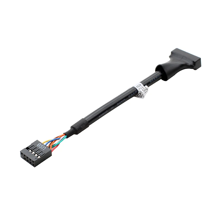 NEW Flexible Material USB3.0 20Pin Male To USB2.0 9Pin Motherboard Female Cable Use For CD-ROM Floppy Drive Panel