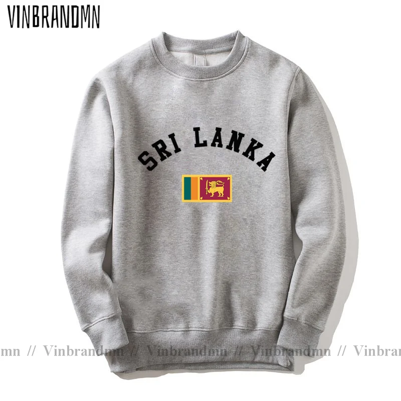 Sweatshirts Men Sri Lanka Flag O Neck Brand Man & Women Unisex Cotton Print Letter Streetwear Hip Hop hoodies New Brand Clothing