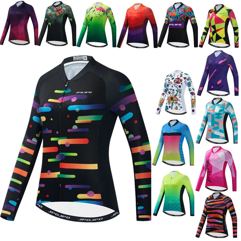 

Weimostar Pro Cycling Jersey Long Sleeve Women Autumn Bicycle Clothing Tops Team Sport Cycling Clothes Road MTB Bike Jersey Ropa