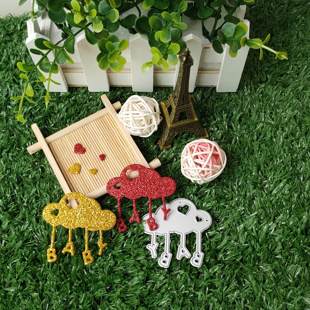 Baiyun Card Paper Cloud BABY Metal cutting Die Lace frame Paper Cutter Die Blade stamping Die