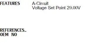 NEW Alternator Voltage Regulator  13531800